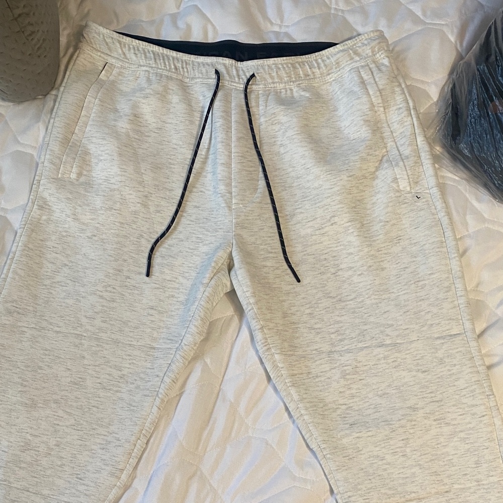 American Eagle Outfitters Light Gray Joggers